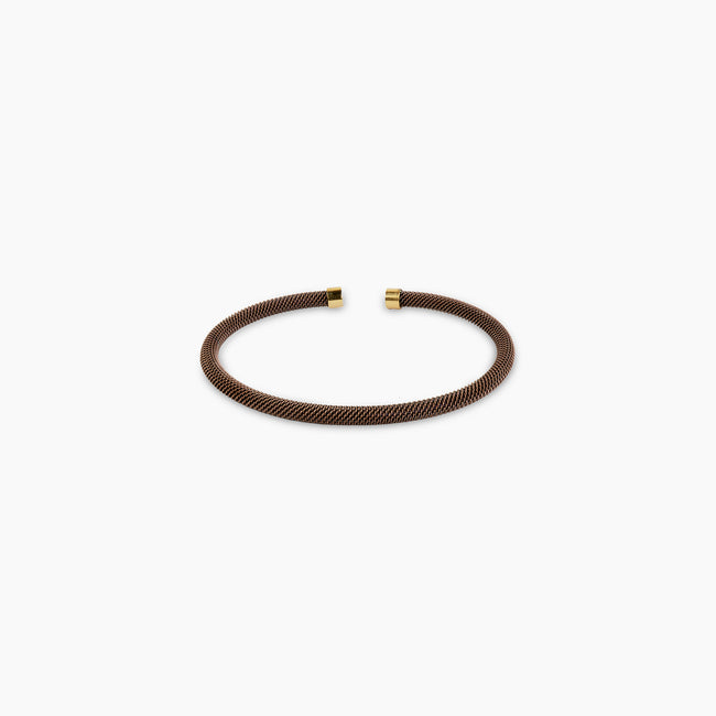 Mocha Mesh Cuff Bracelet