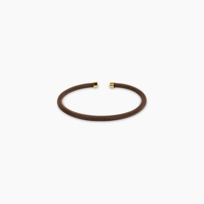 Mocha Mesh Cuff Bracelet