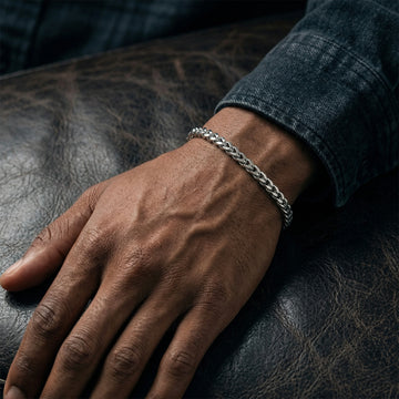 Regal Silver Curb Bracelet