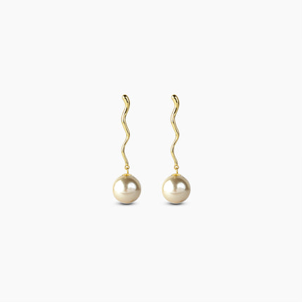 Tidal Pearl Drop Earrings
