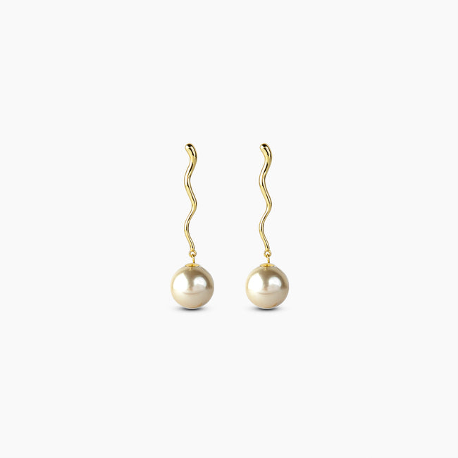 Tidal Pearl Drop Earrings