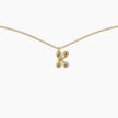 Duo Diamond Initial Necklace