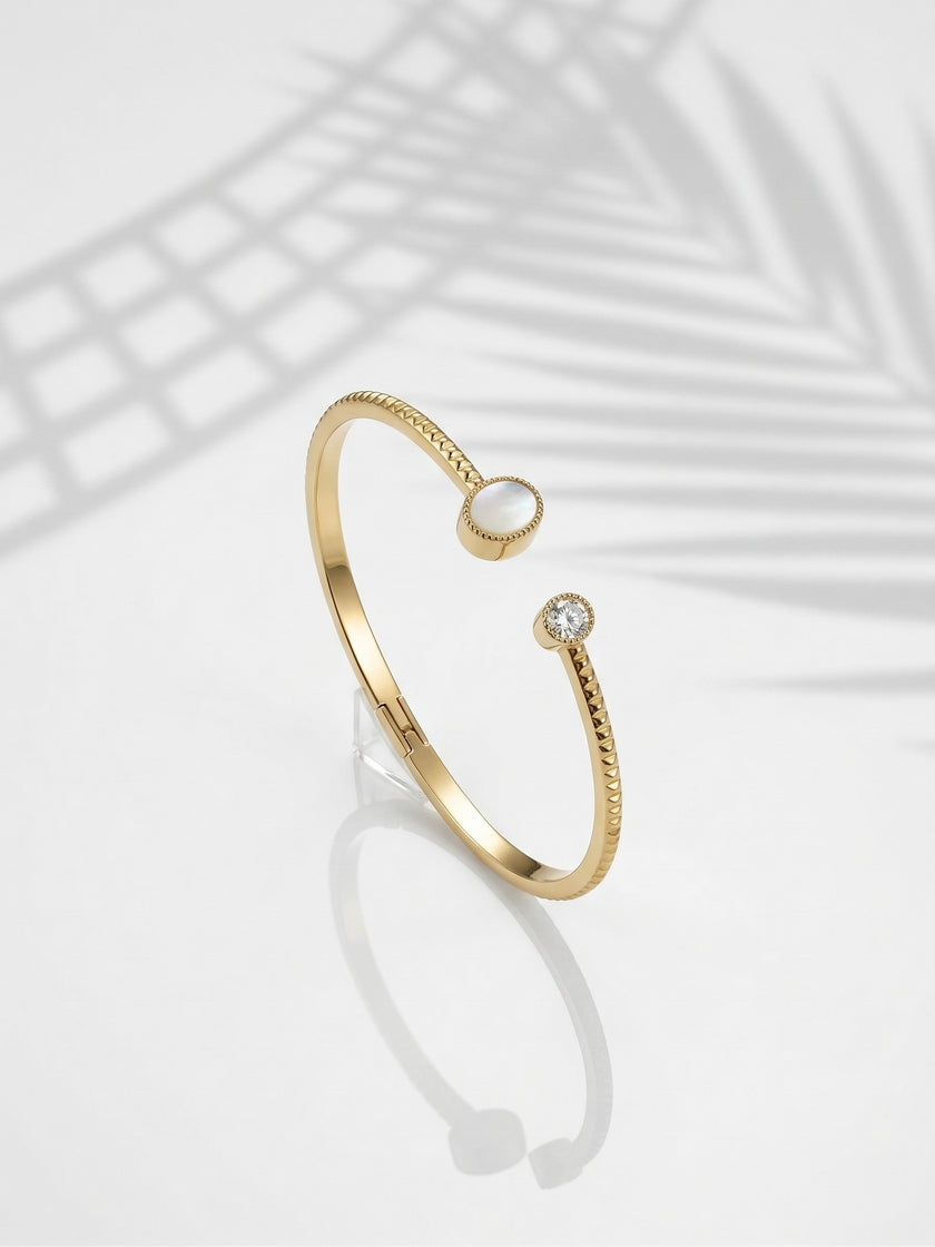 Luna Halo Cuff Bracelet