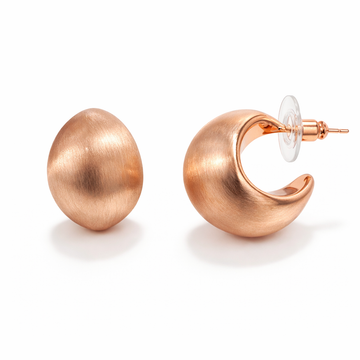 Brushed Mood Huggie Earrings
