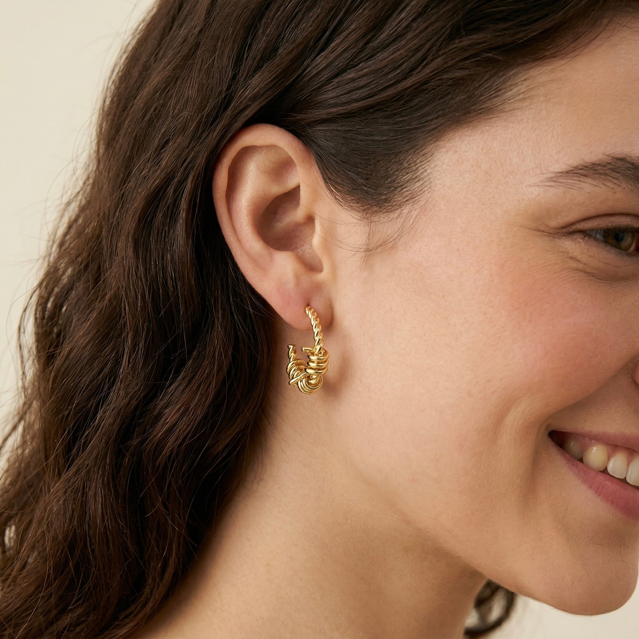 Spiral Muse Hoops