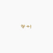 Intertwined Heart Studs