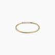 Dual Helix Gold Cable Bracelet