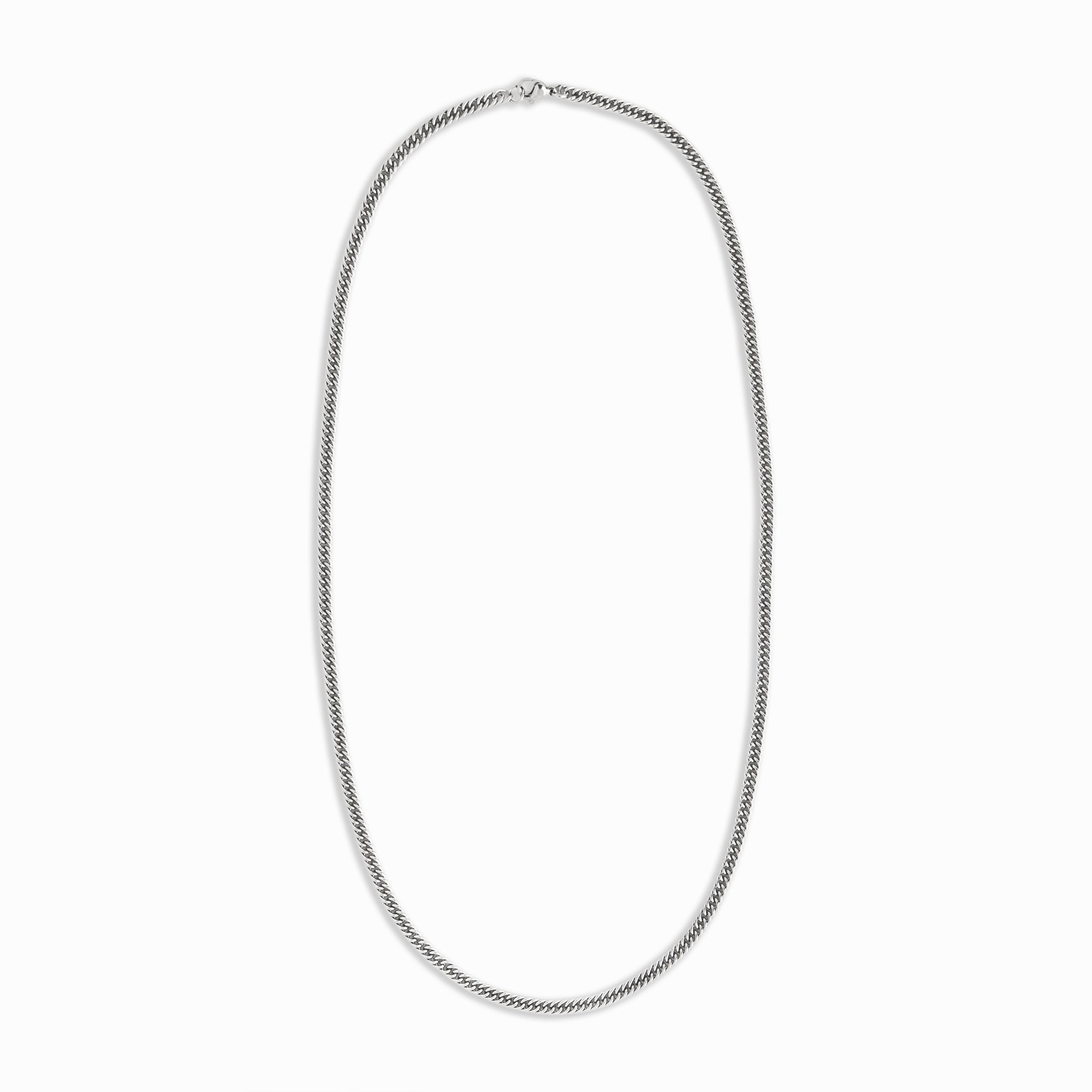 Mercury Silver Cuban Chain