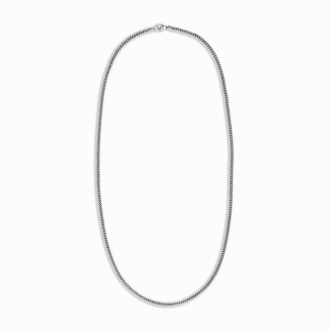 Mercury Silver Cuban Chain