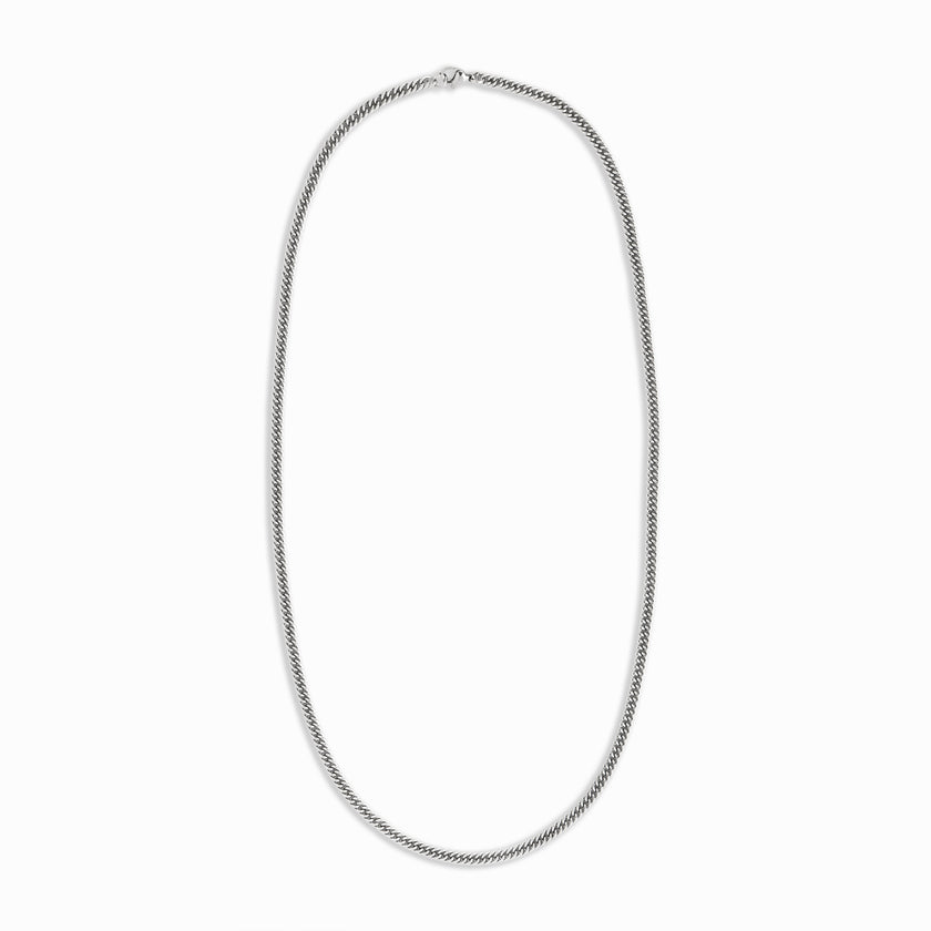 Mercury Silver Cuban Chain