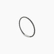 Dual Helix Black Cable Bracelet
