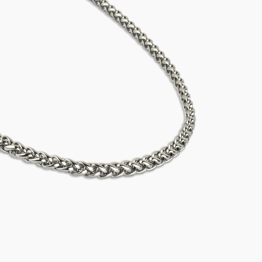 Titan Silver Wheat Chain