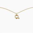 Duo Diamond Initial Necklace
