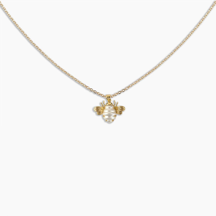 Honeybee Pearl Necklace