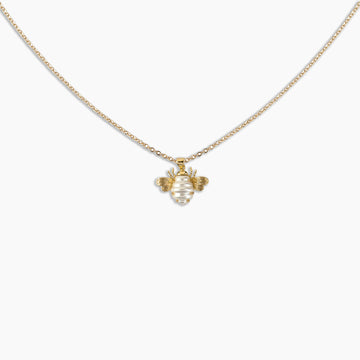 Honeybee Pearl Necklace