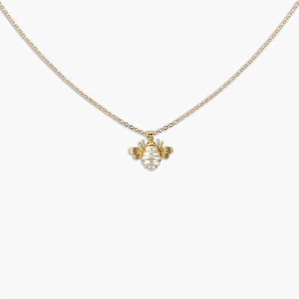 Honeybee Pearl Necklace