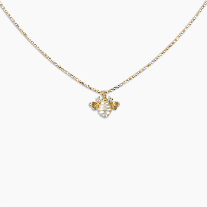 Honeybee Pearl Necklace