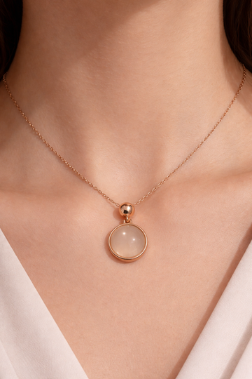 Blush Halo Necklace