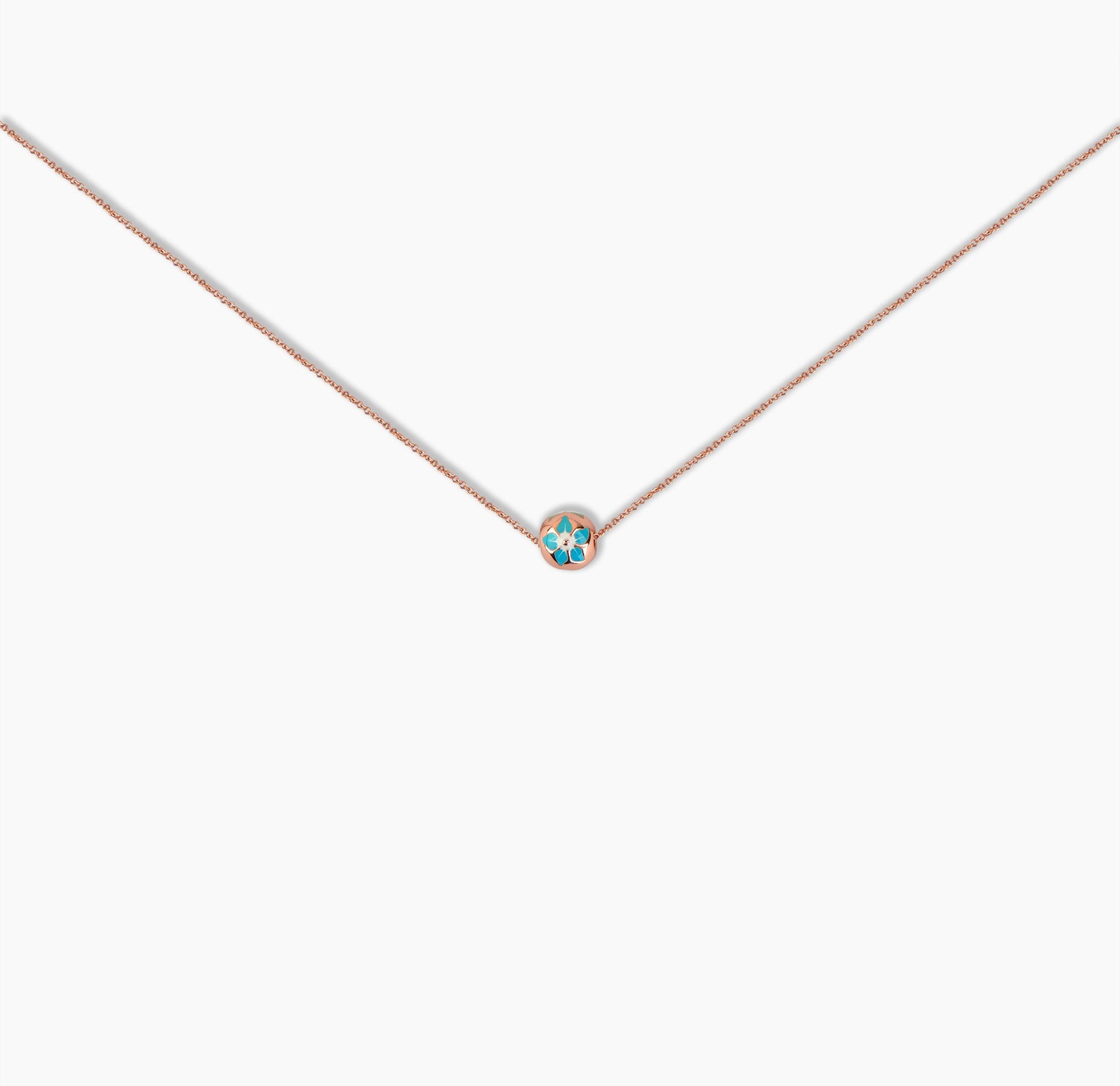 Azure Bloom Necklace