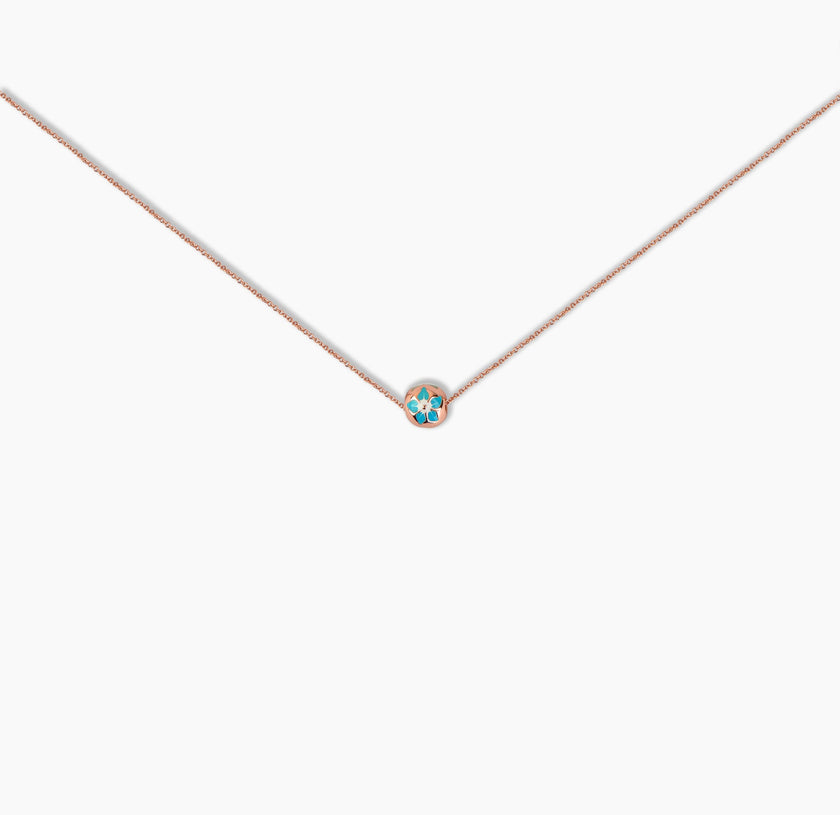 Azure Bloom Necklace