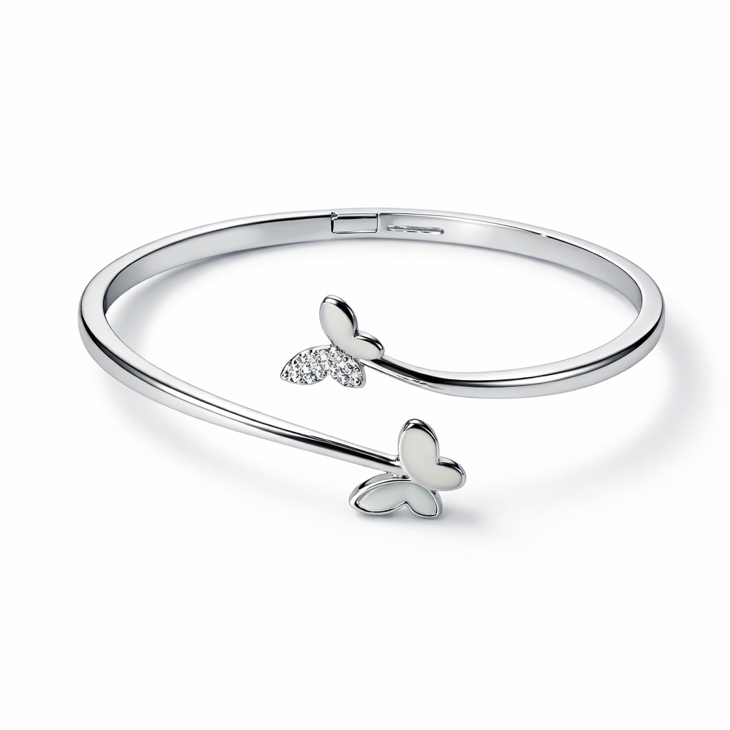 Flutterline cuff Bangle