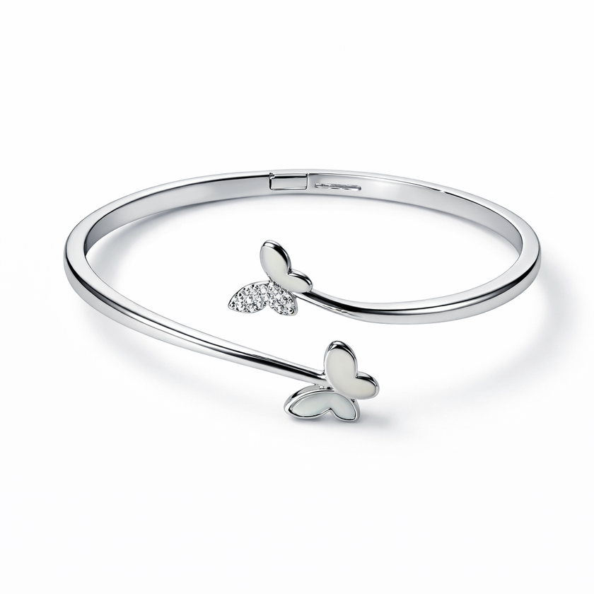 Flutterline cuff Bangle