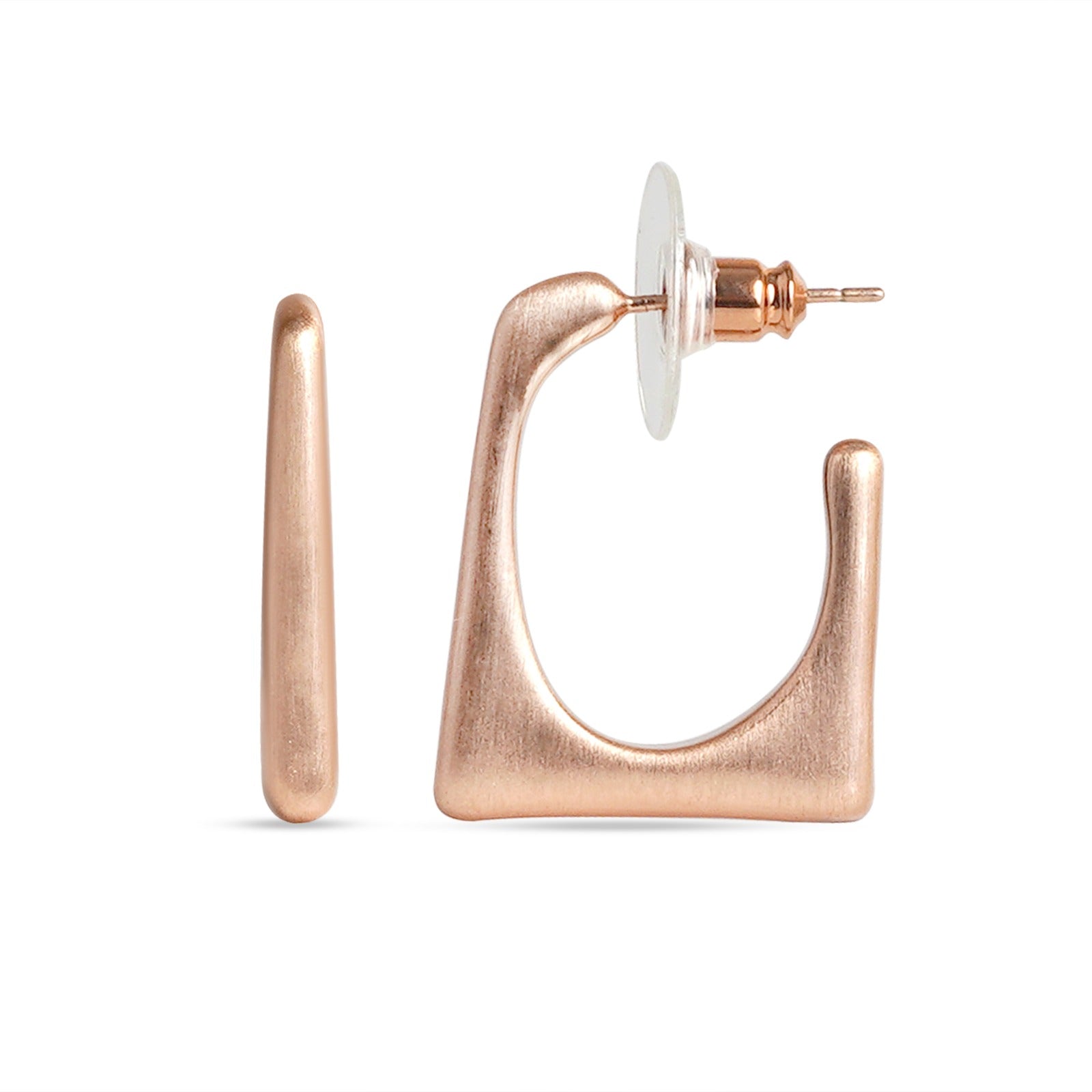 Brushed Mood Curve Hoops