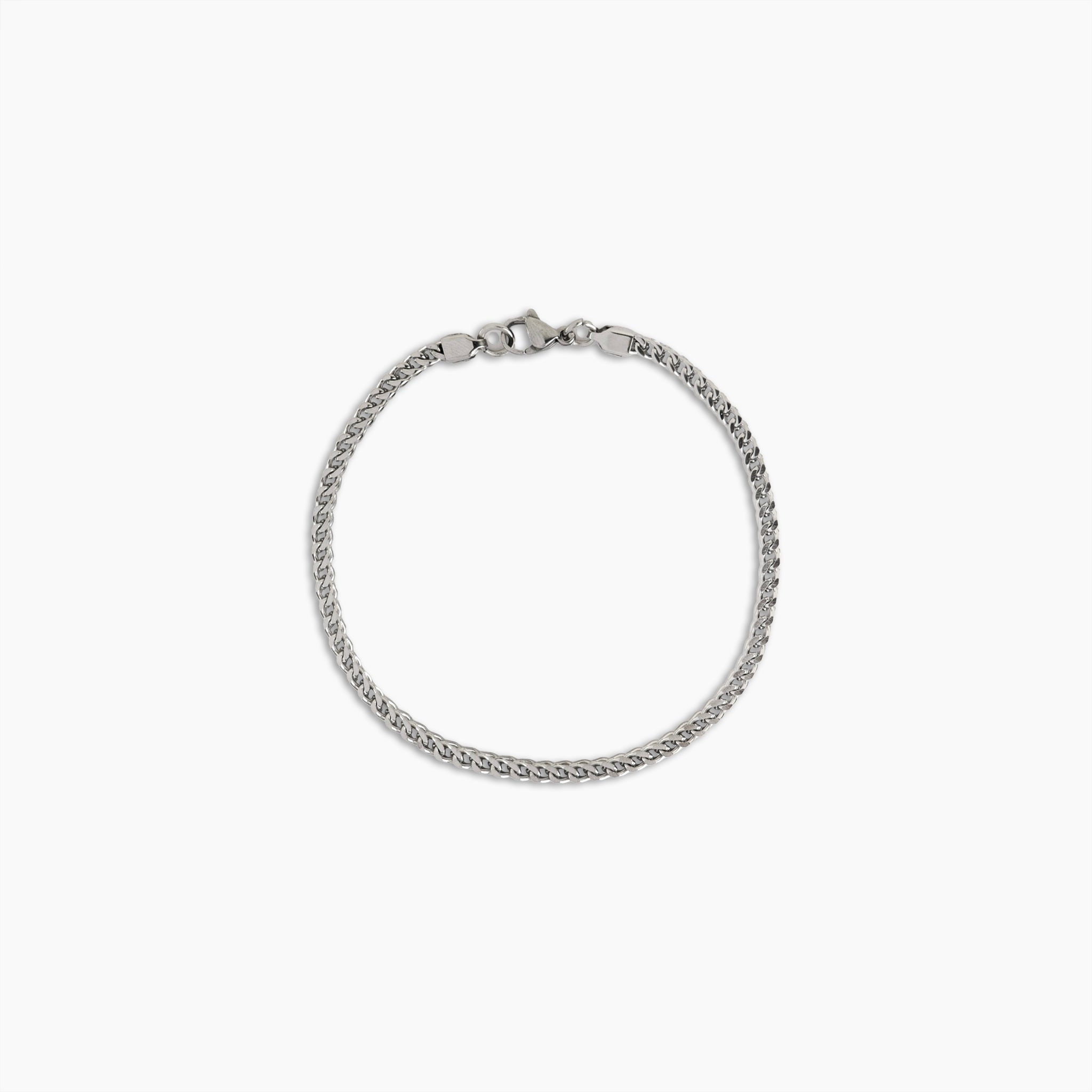 Regal Silver Curb Bracelet
