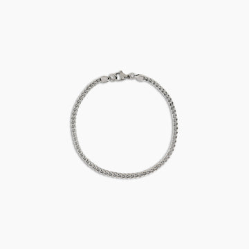 Regal Silver Curb Bracelet