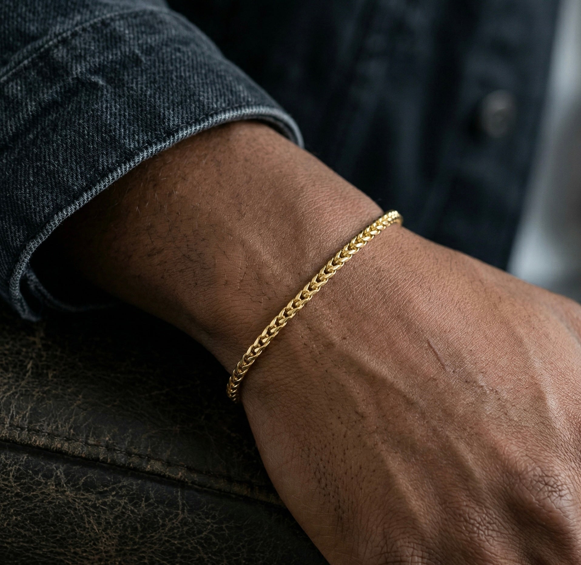 Regal Gold Curb Bracelet