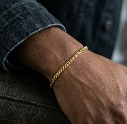 Regal Gold Curb Bracelet