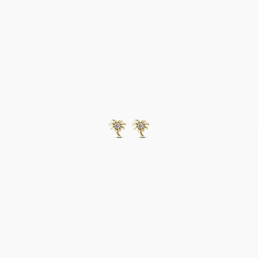The Tropical Palm Tree Studs