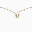 Duo Diamond Initial Necklace