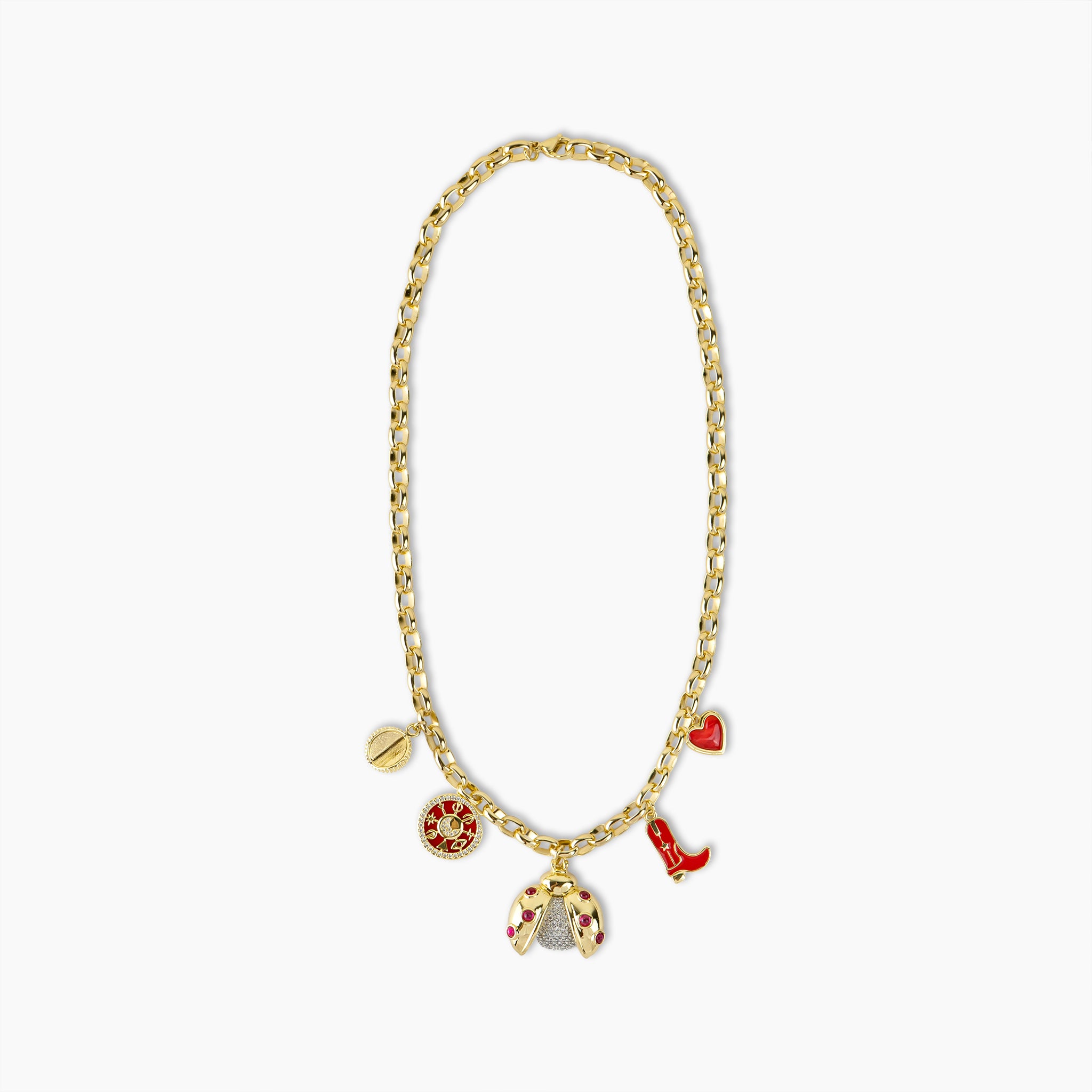 Ladybug Charm Necklace