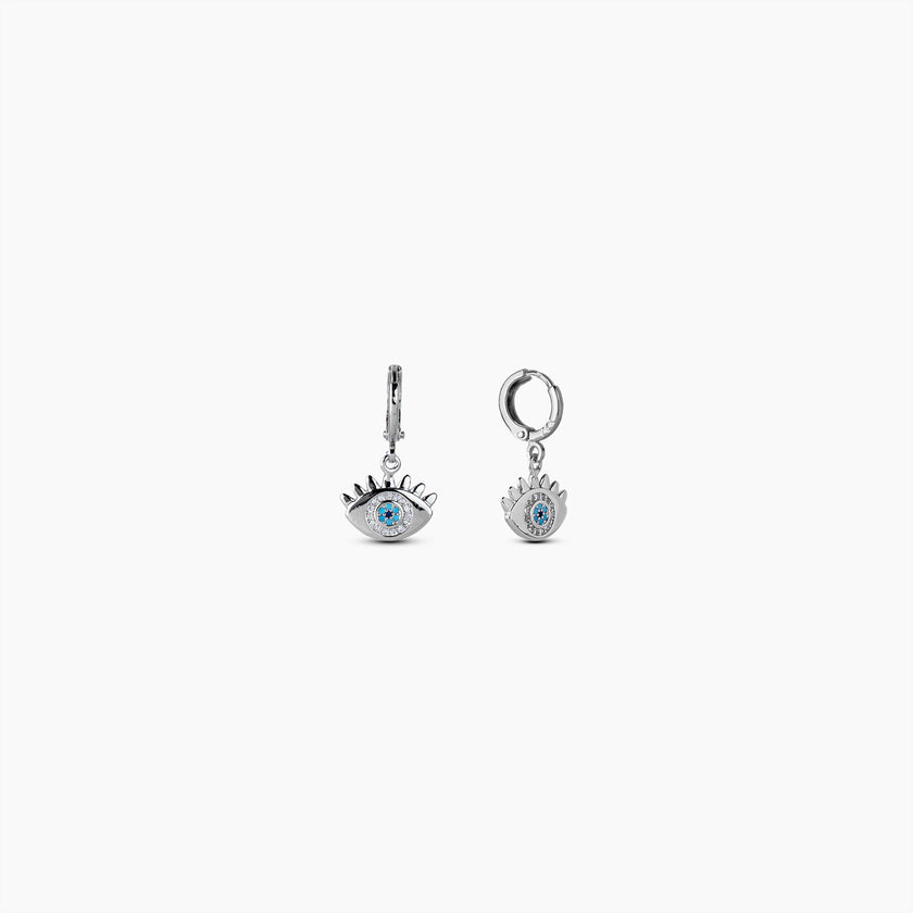Evil Eye Hoop Earrings