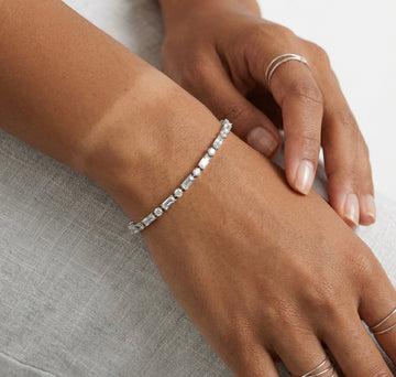 Aria Baguette Tennis Bracelet