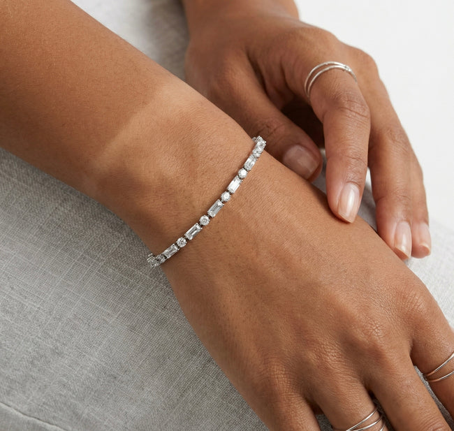 Aria Baguette Tennis Bracelet