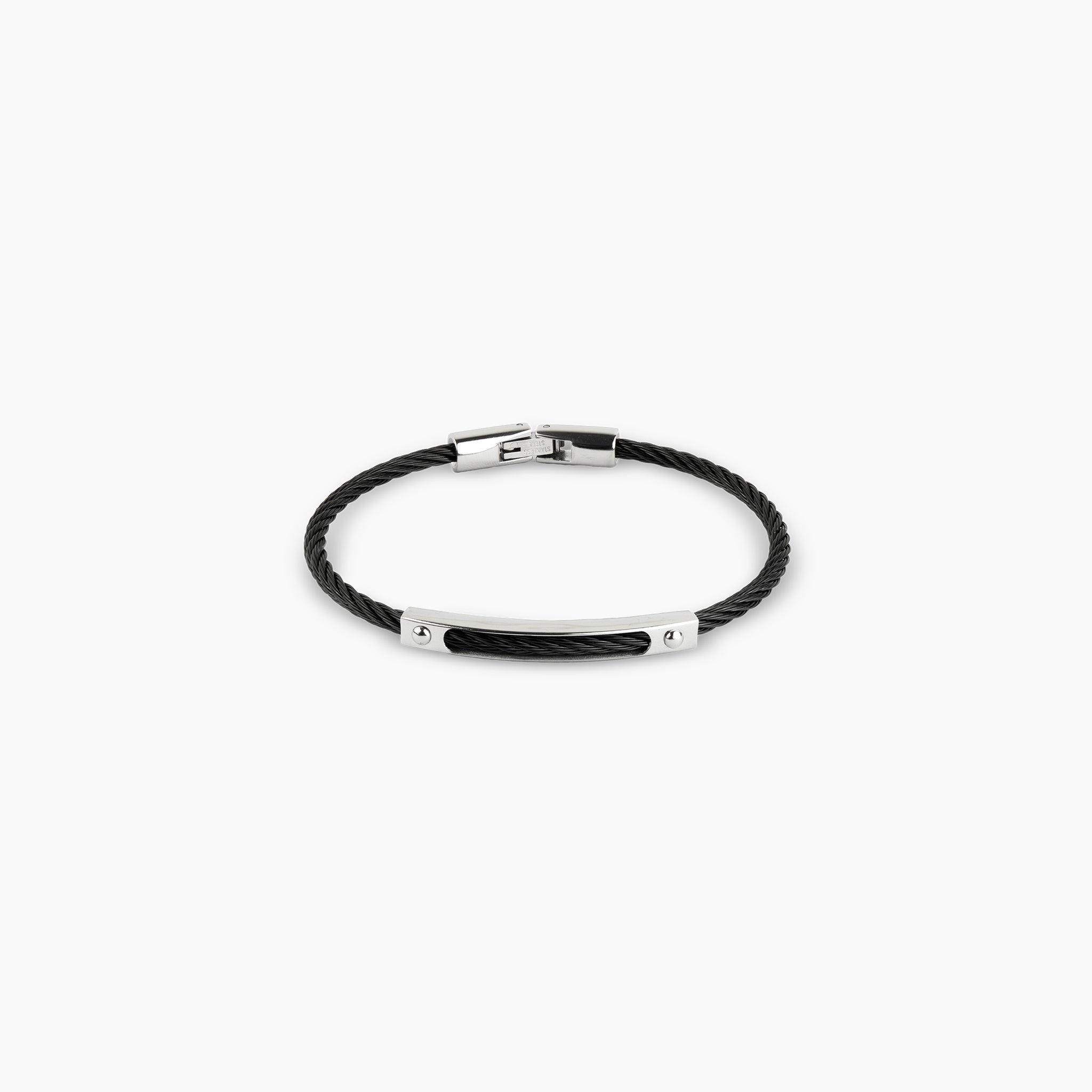 Obsidian Cable Bracelet