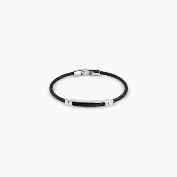 Obsidian Cable Bracelet