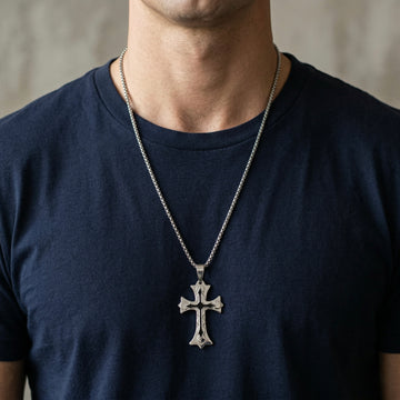 Sterling Cross Men's Pendant