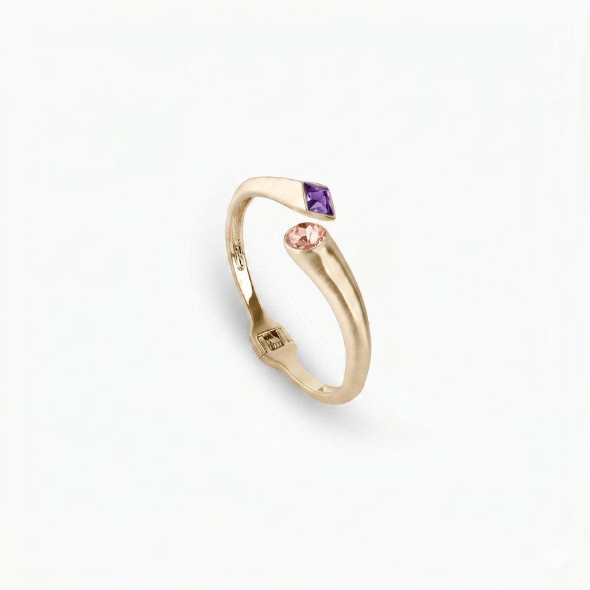 Brushed Mood Duet Cuff
