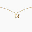 Duo Diamond Initial Necklace