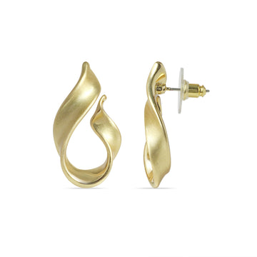 Brushed Mood Swirl Earrings