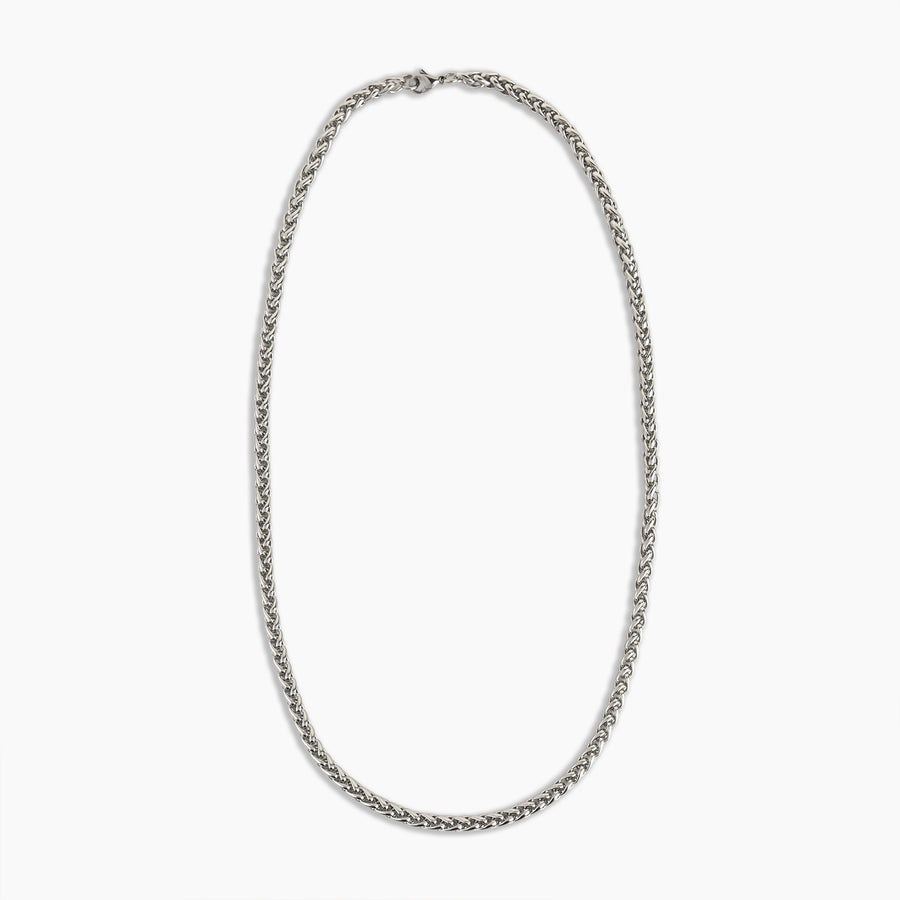 Titan Silver Wheat Chain
