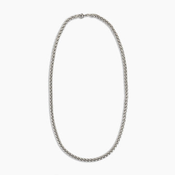 Titan Silver Wheat Chain