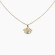 Studded Evil Eye Pendant
