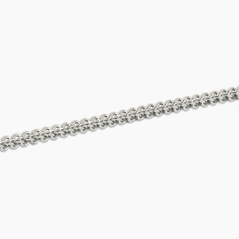 Regal Silver Curb Bracelet
