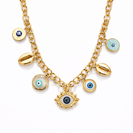 Evil Eye Charm Necklace
