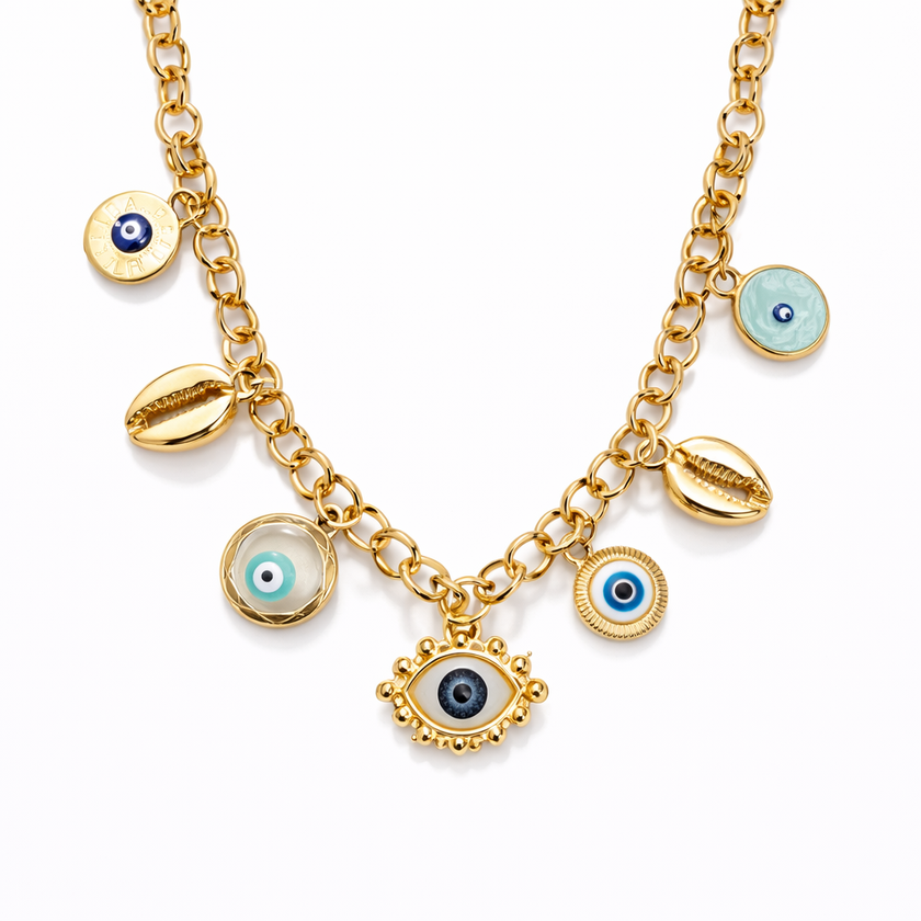 Evil Eye Charm Necklace