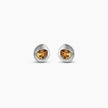 Brushed Mood Whiskey Contour Earrings